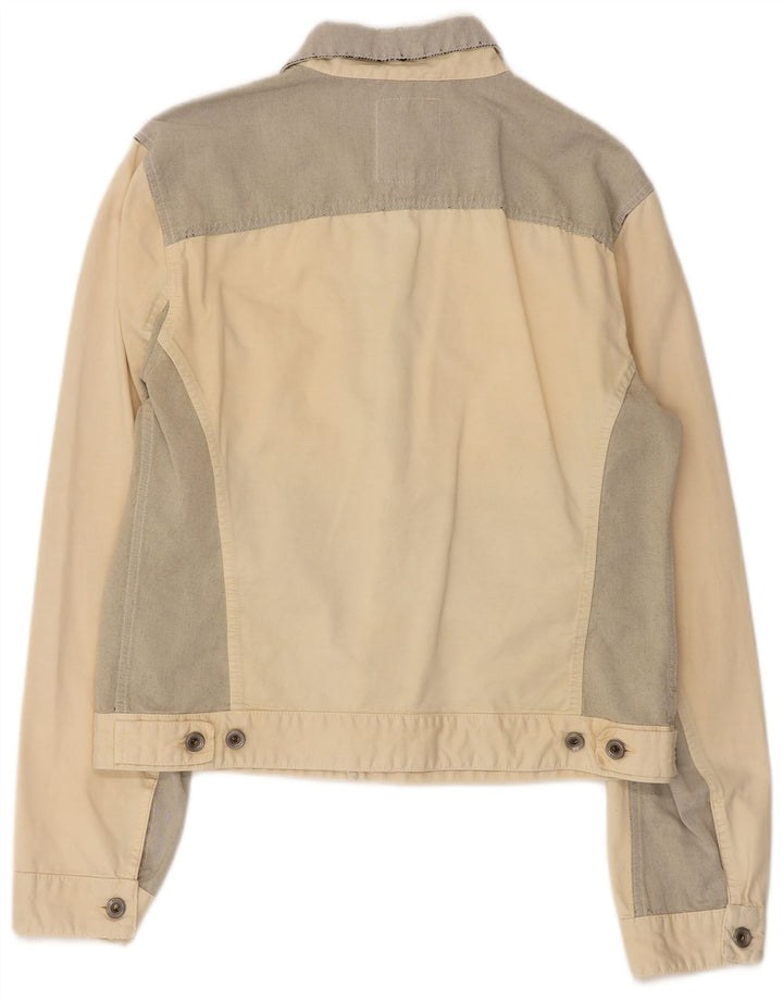 Jachetă de blugi pentru femei GAS UK 18 XL alb negru