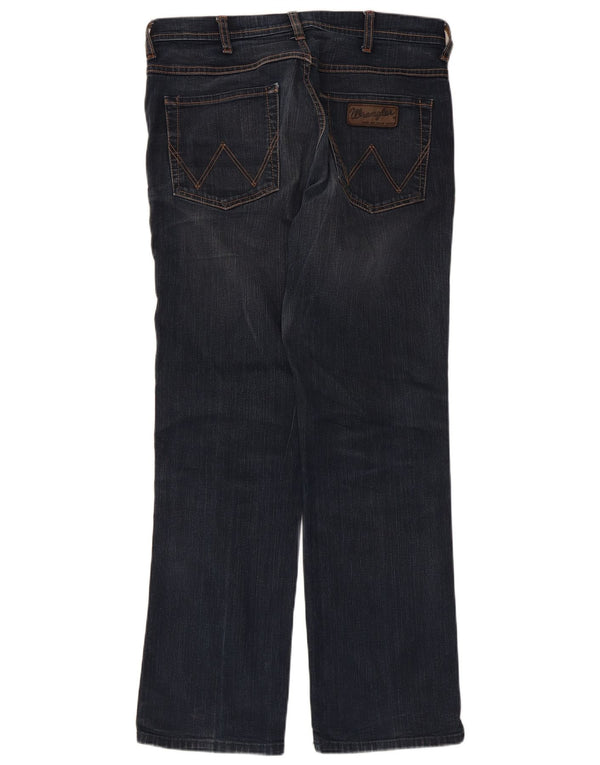 Blugi drepti elastici Wrangler pentru bărbați Arizona W33 L30 bumbac bleumarin