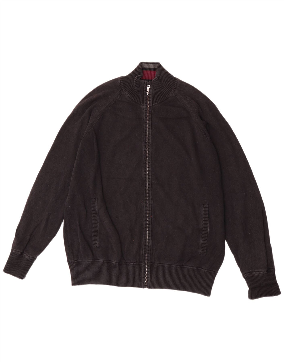 Cardigan pentru rugby Marks & Spencer pentru bărbați, bumbac mare, negru