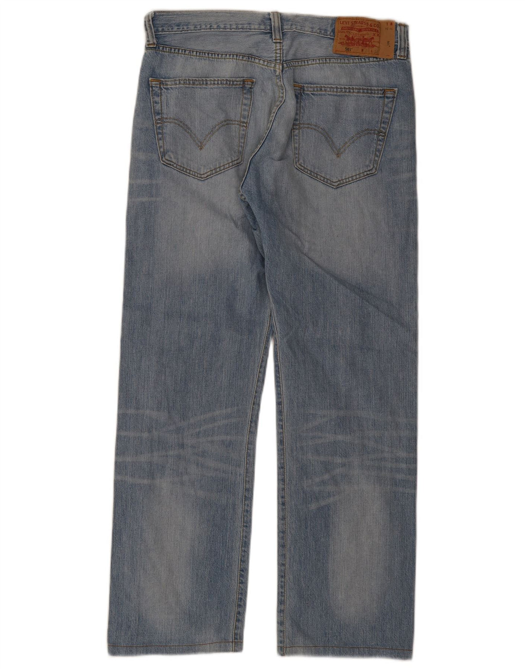 Blugi drepti pentru bărbați Levi's 501 W34 L30 albastru
