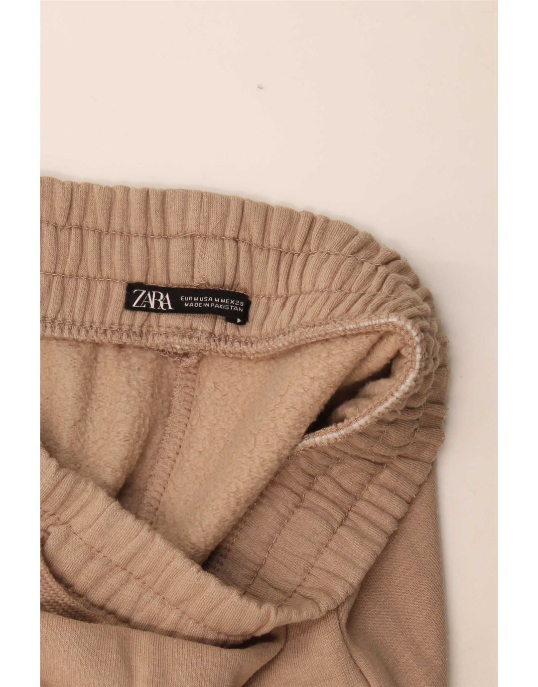 Pantaloni de trening cargo pentru bărbați Zara Pantaloni de jogging Bej mediu