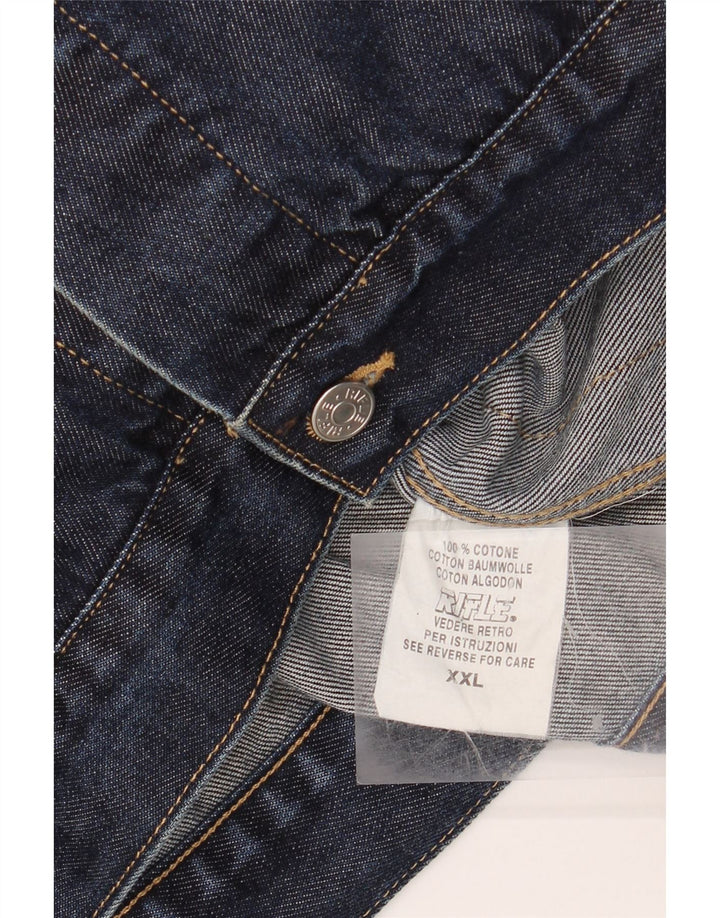 Jachetă de blugi pentru bărbați RIFLE UK 44 2XL Bumbac albastru