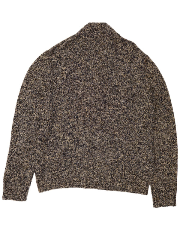 POLO RALPH LAUREN Pulover pentru bărbați cu gât cu nasturi 2XL, bumbac cu pete gri