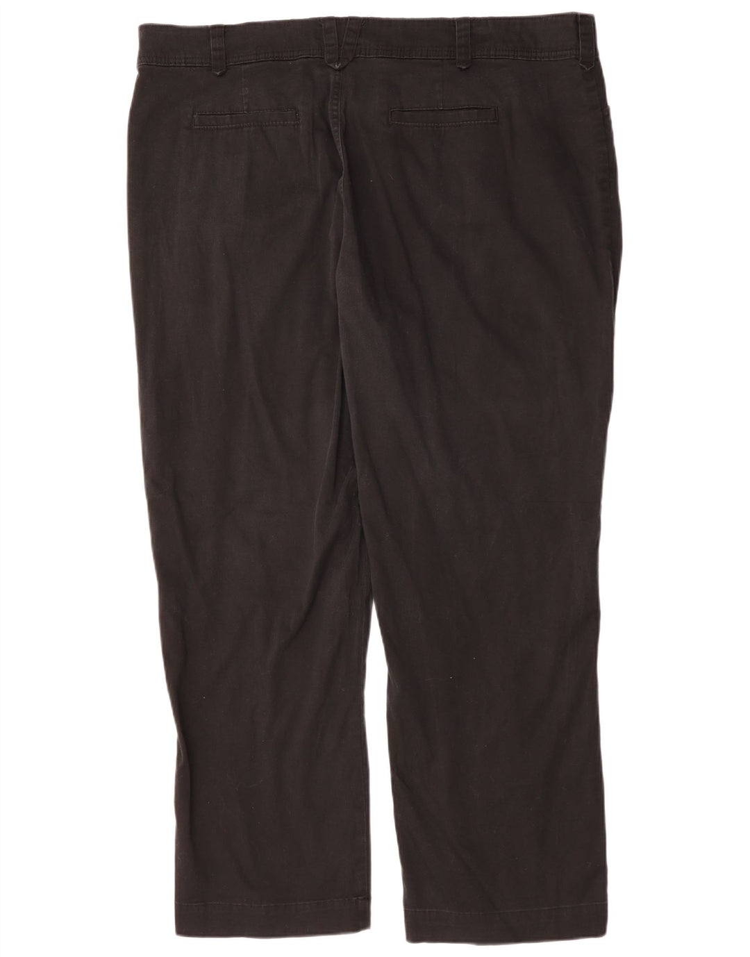 Pantaloni casual drepti pentru femei Lee US 24 4XL W48 L30 Bumbac negru