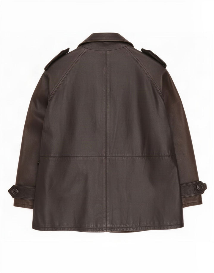 Jachetă militară supradimensionată pentru femei Vintage IT 42 Medium Black