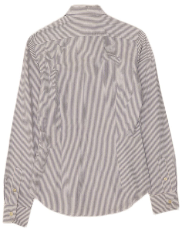 Cămașă pentru femei Ralph Lauren Slim Fit US 4 Small Blue Pinstripe Bumbac