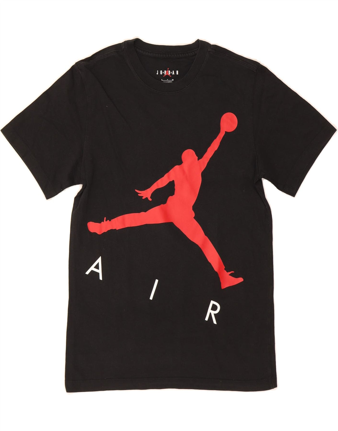 JORDAN Mens Graphic T-Shirt Top Small Black Cotton Vintage Jordan and Second-Hand Jordan from Messina Hembry 