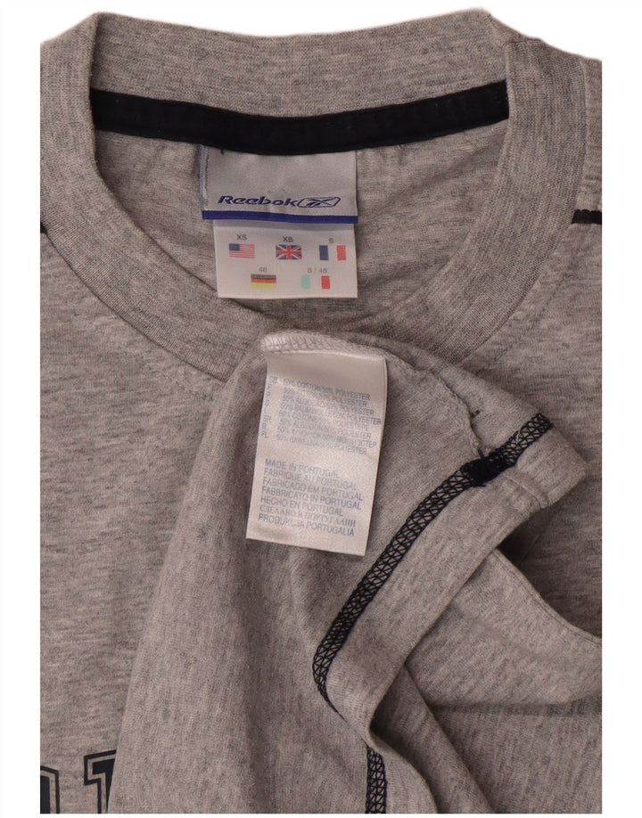 Vestă grafică pentru bărbați Reebok XS bumbac gri