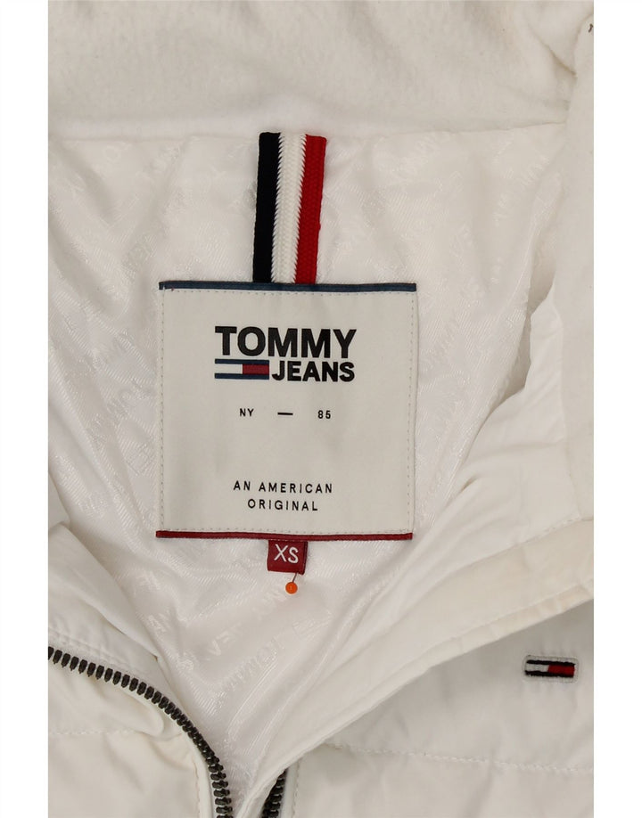 Jachetă căptușită pentru femei Tommy Hilfiger UK 6 XS Poliester alb