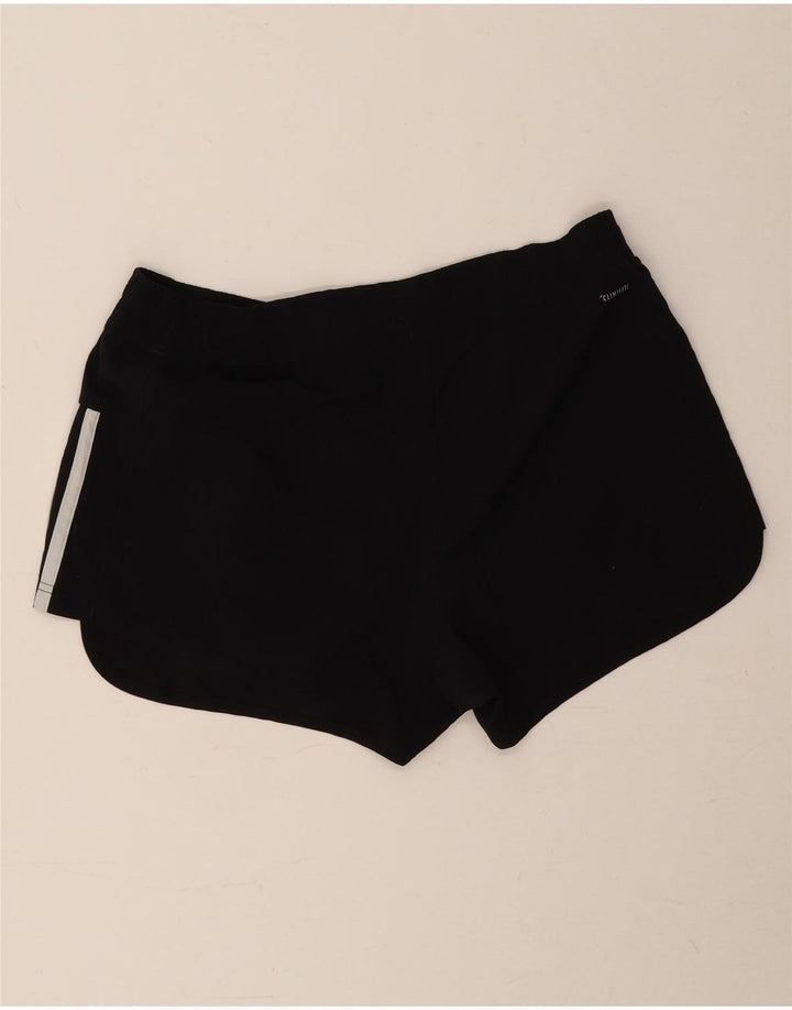 Pantaloni scurți sport Climalite Adidas pentru femei UK 12/14 Poliester mediu negru
