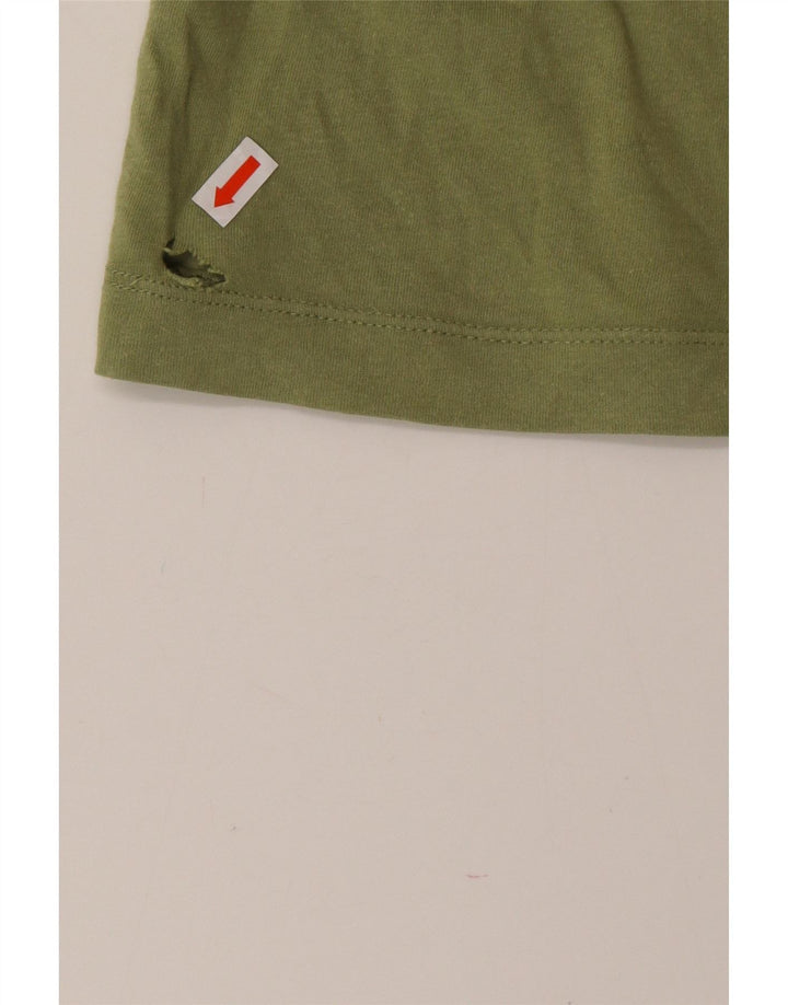 Tricou grafic pentru bărbați NIKE Top XS bumbac verde