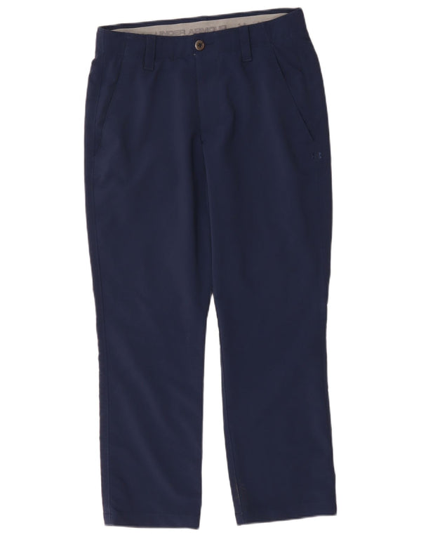 Pantaloni chino drepți pentru bărbați Under Armour L30 L27 Nailon bleumarin