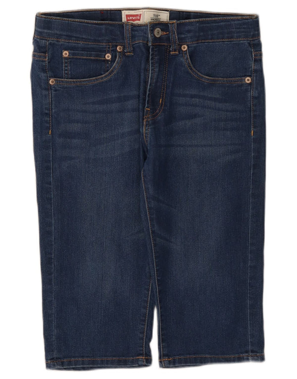 Bermudă Levi's pentru fete 510 Skinny Denim 15-16 ani W30 Bumbac albastru