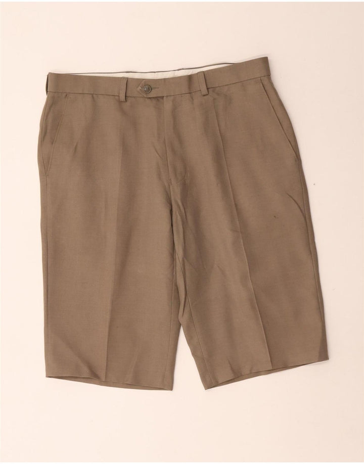 Pantaloni scurți chino pentru bărbați Marks & Spencer W34 Poliester mare, bej