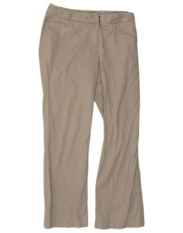 Pantaloni casual drepti pentru femei Marks & Spencer UK 12 Medium W30 L30 Bej
