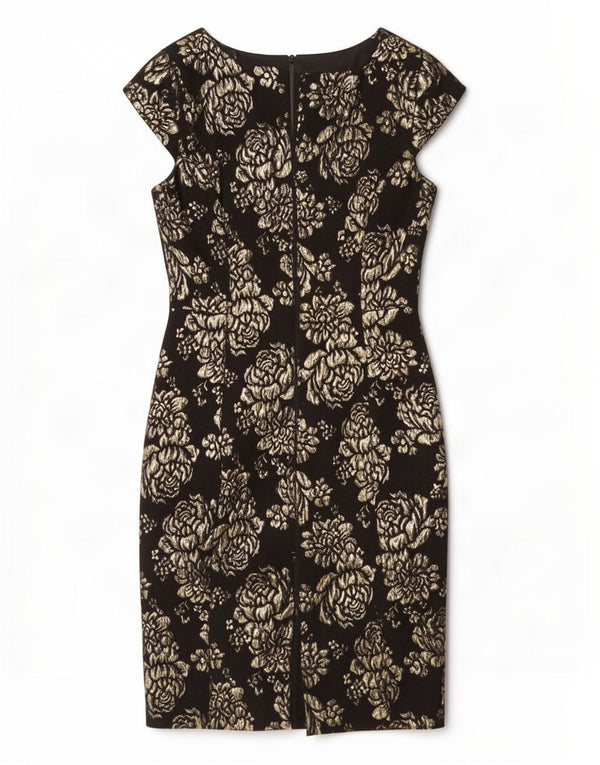 Rochie Hobbs pentru femei UK 12 Medium Black Floral Acrilic