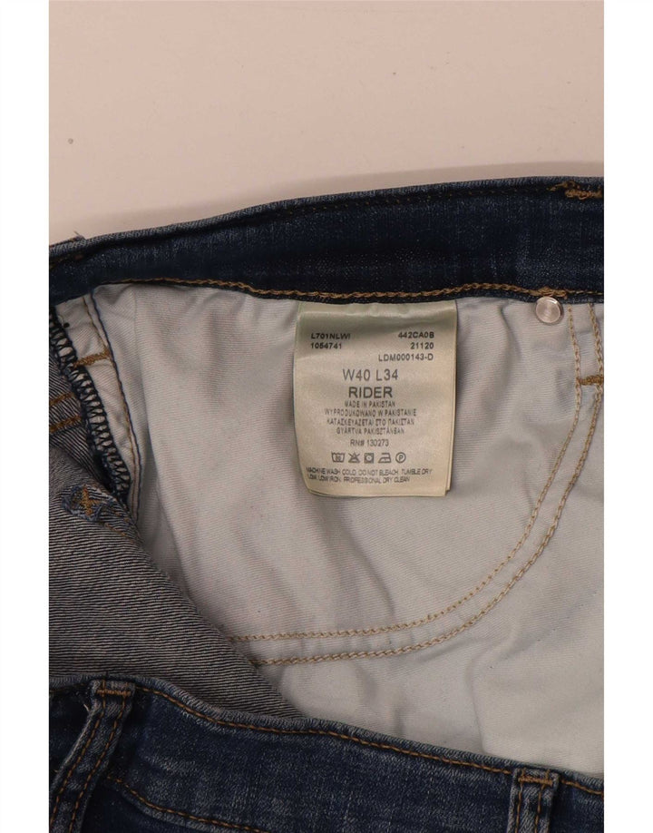 Blugi Lee Rider Slim pentru bărbați W40 L31 Bumbac albastru