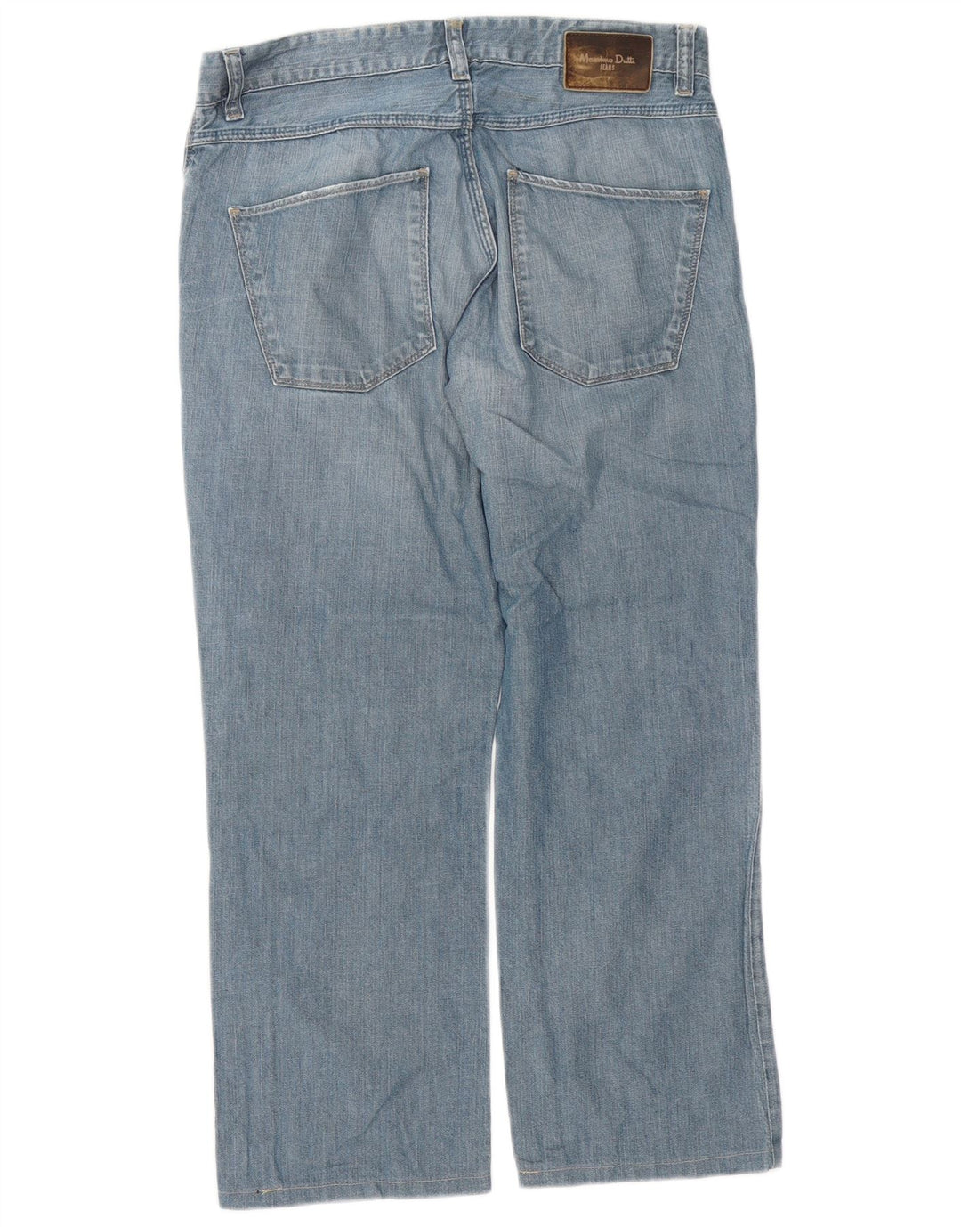 Blugi drepti pentru femei Massimo Dutti W34 L26 Albastru