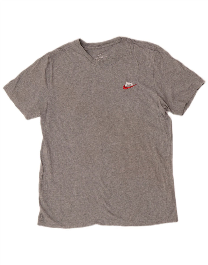 Tricou pentru bărbați Nike Top Medium Gri Bumbac