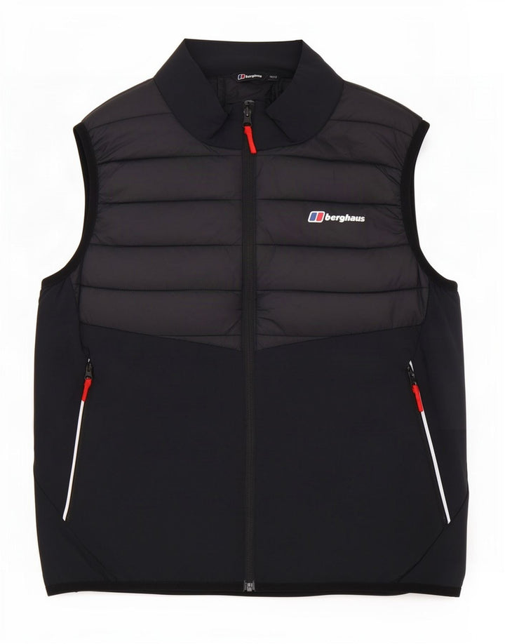 Gilet căptușit pentru băieți Berghaus 14-15 ani poliamidă neagră