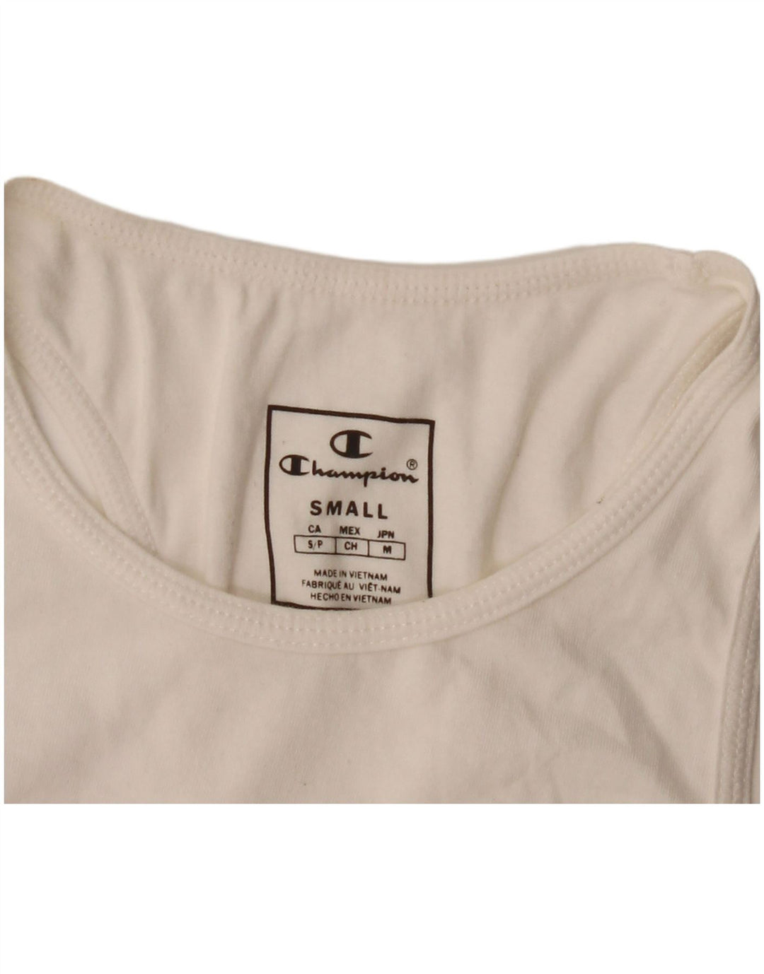 Top cu vestă grafică Champion pentru femei UK 8 Small White