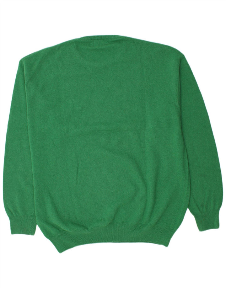 Pulover pentru bărbați Kappa cu decolteu triplu, 3XL, lână de miel verde