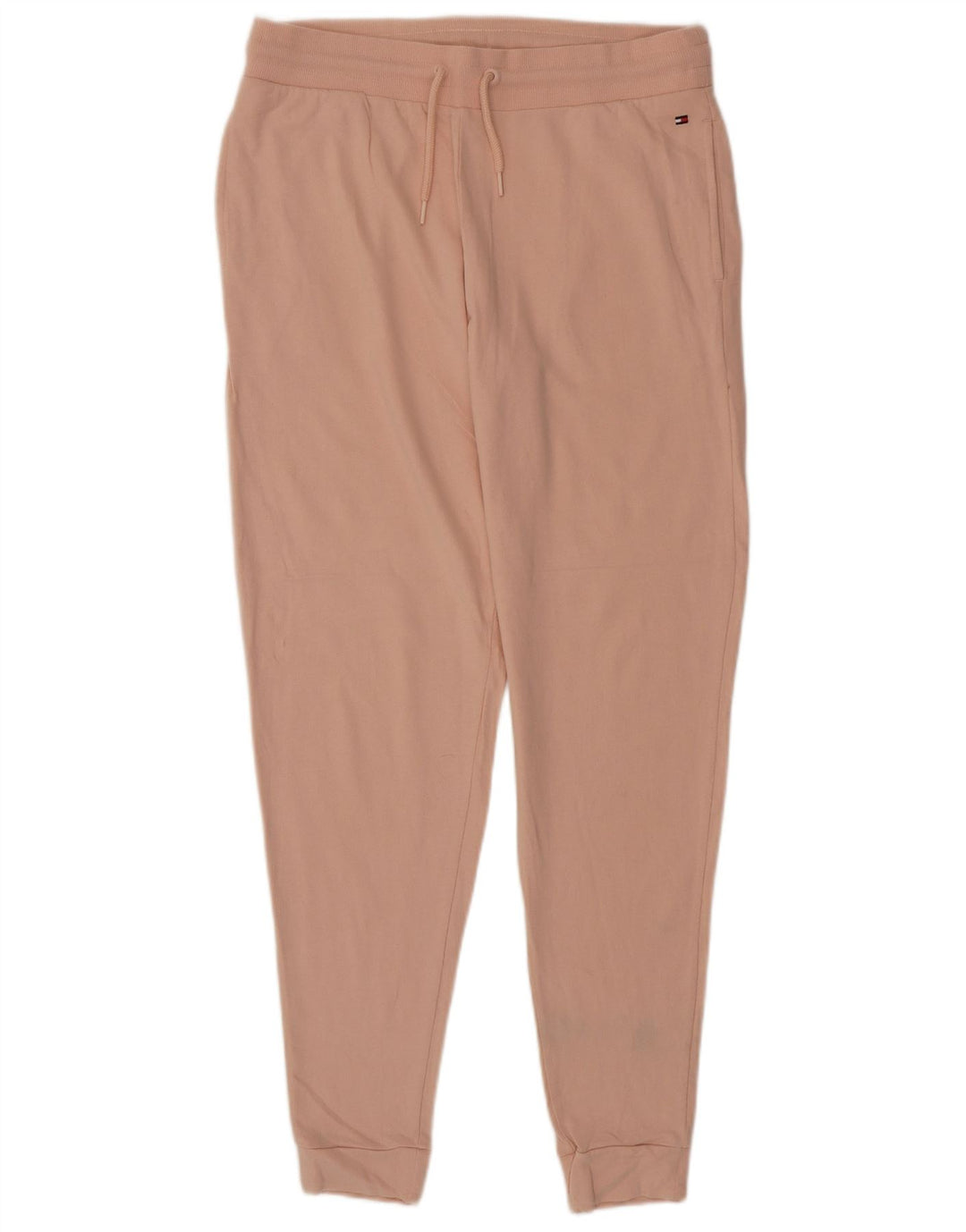 TOMMY HILFIGER Pantaloni de trening pentru femei Pantaloni de jogging UK 14 Bumbac roz mare
