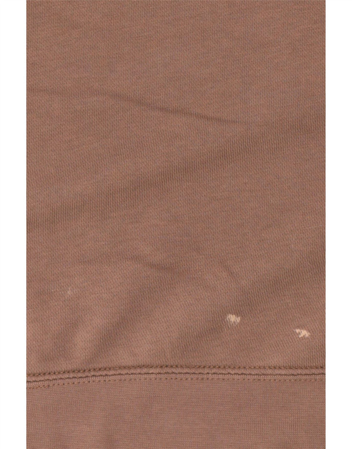 Pulover supradimensionat pentru femei Nike UK 10 Bumbac maro mic