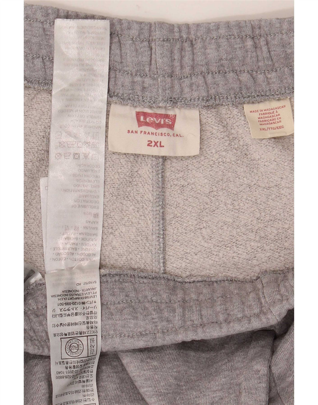 Pantaloni de trening pentru bărbați Levi's Pantaloni de jogging 2XL bumbac gri