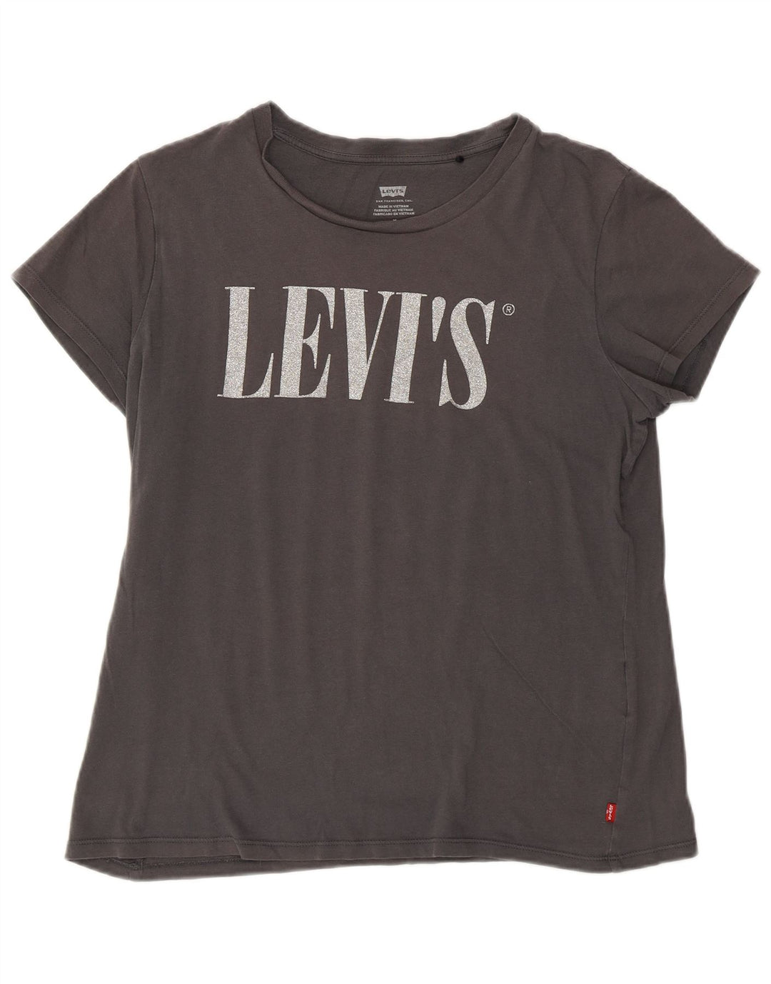 Tricou grafic Levi's pentru femei Top UK 12 Medium Gri Bumbac