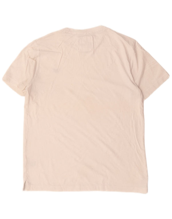 Crew Clothing Tricou Bărbați Top Mediu Alb Bumbac