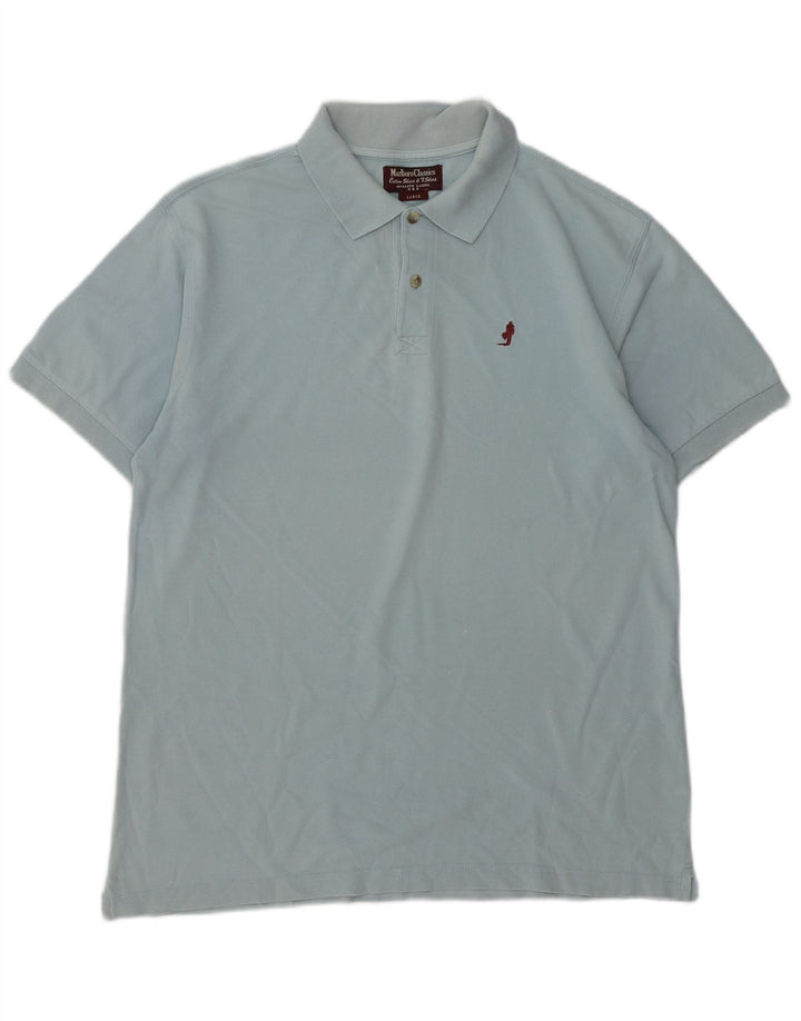 Tricou polo Marlboro Classics pentru bărbați, mare, albastru, bumbac