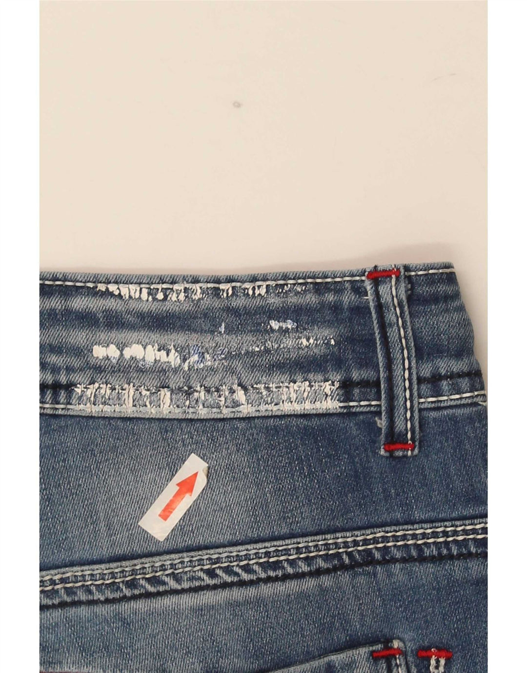 Pantaloni scurți din denim vintage pentru femei IT 44 Medium W32 Bumbac albastru