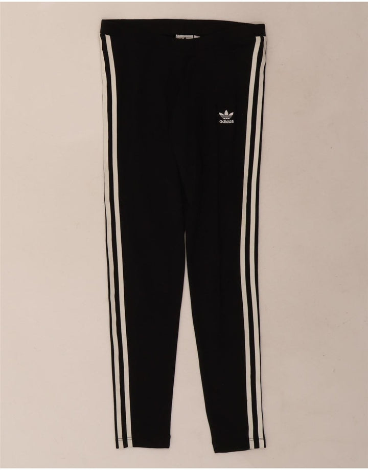 Leggings pentru femei Adidas UK 8 Small Black Bumbac