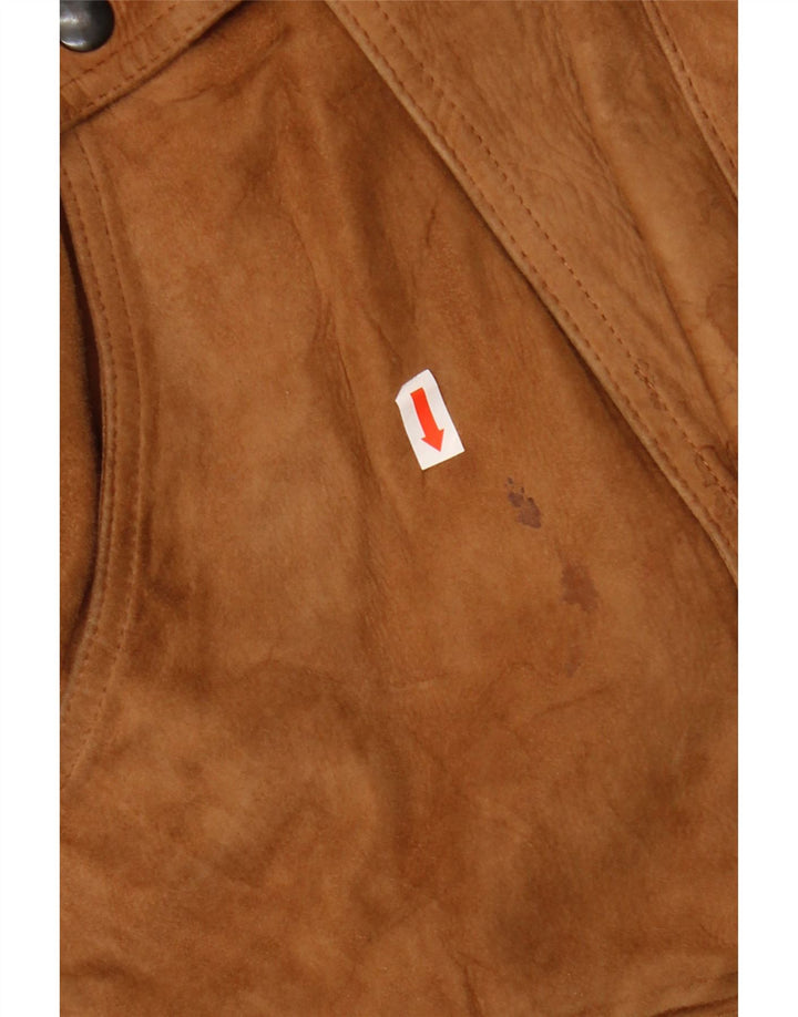 Jachetă de piele pentru bărbați ESSEBI EU 48 Medium Beige Piele