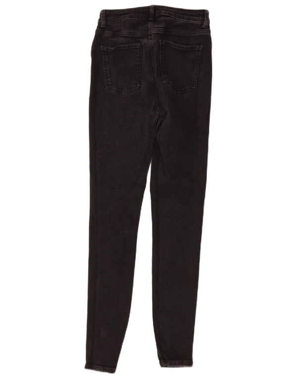 Blugi skinny pentru femei M&Co UK 10 Small W26 L28 Bumbac negru