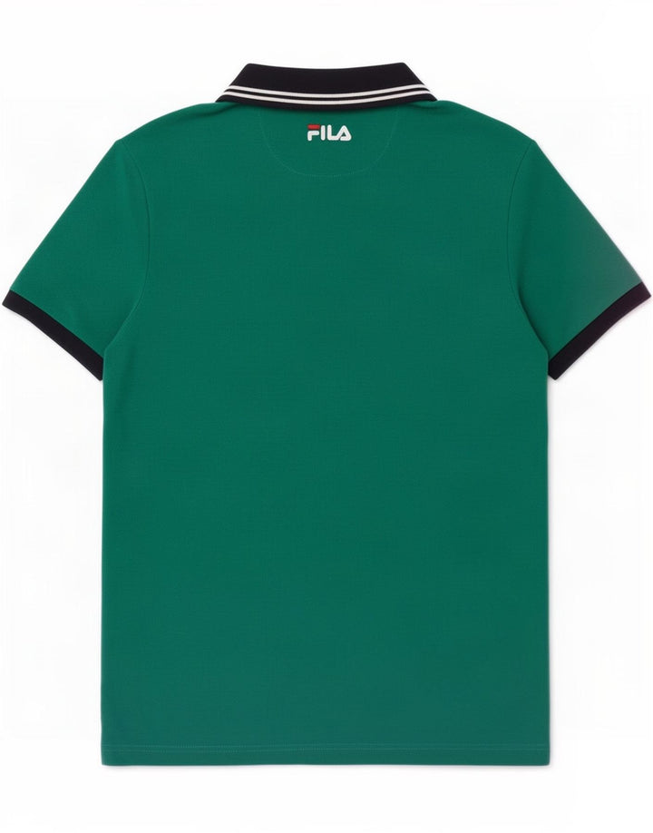 Tricou polo Fila pentru bărbați, verde, color block