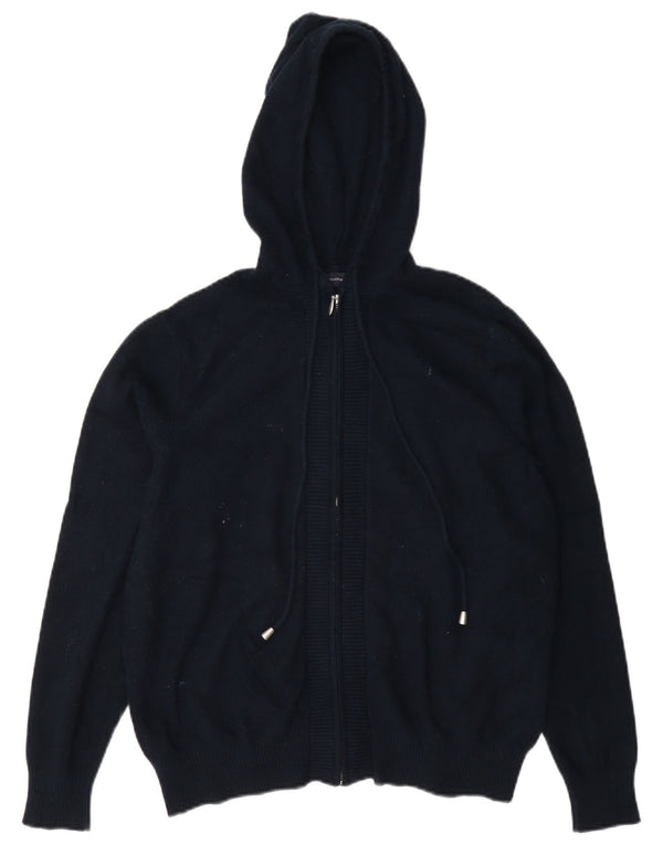 Pulover cardigan cu glugă pentru femei Marks & Spencer UK 14 Medium Bleumarin