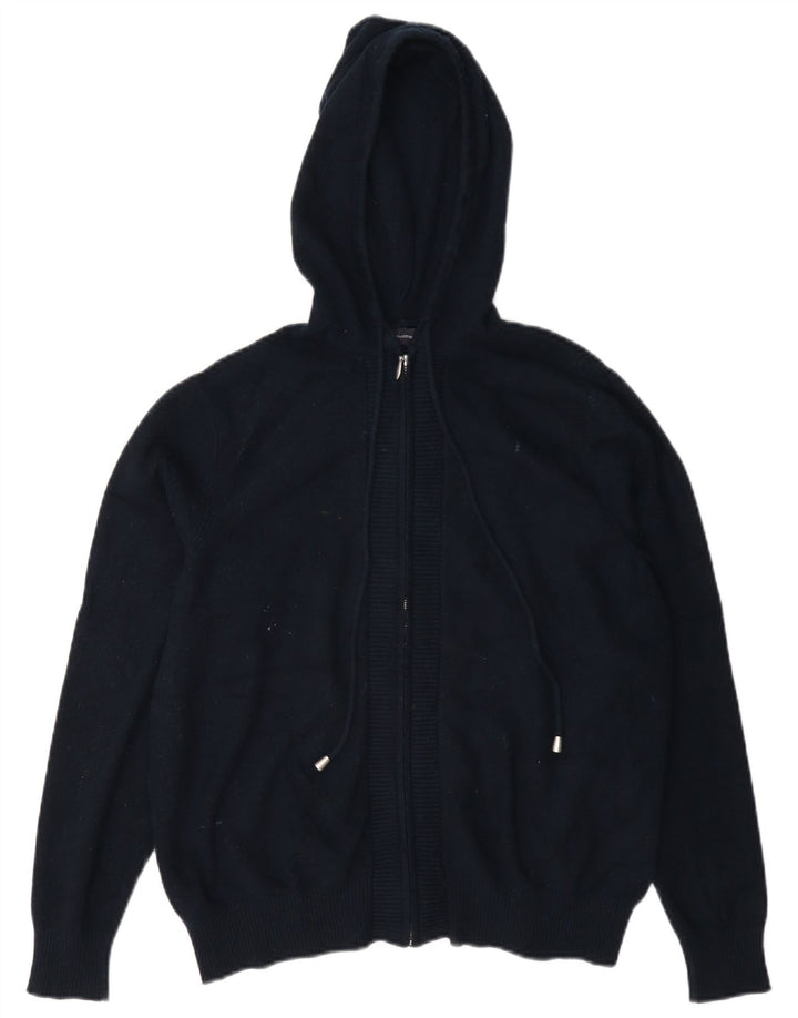 Pulover cardigan cu glugă pentru femei Marks & Spencer UK 14 Medium Bleumarin
