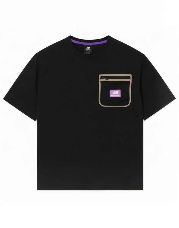 Tricou pentru bărbați New Balance Top Mediu Negru