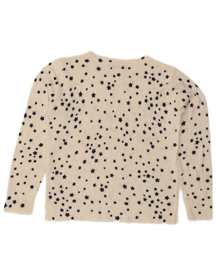 Pulover pentru femei Marks & Spencer cu gât de barcă UK 10 Small White