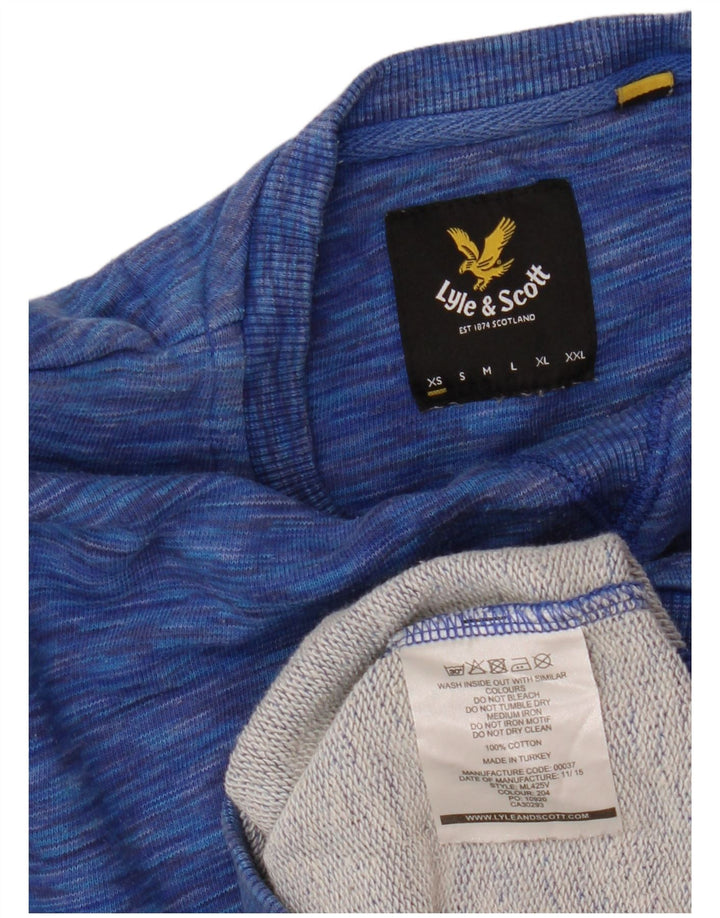 LYLE & SCOTT Pulover supradimensionat pentru femei UK 6 XS Blue Flecked