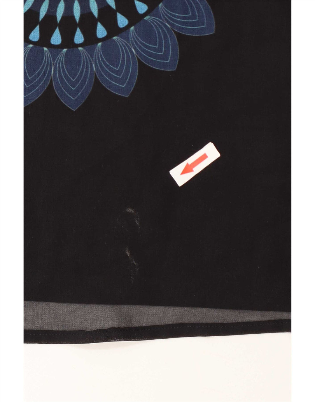 Rochie tunică asimetrică Desigual pentru femei EU 38 Medium Negru Geometric