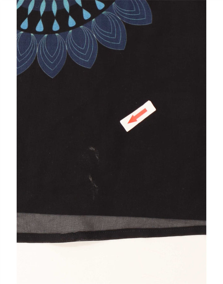 Rochie tunică asimetrică Desigual pentru femei EU 38 Medium Negru Geometric