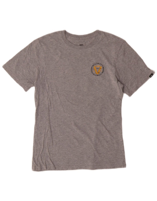 Tricou grafic Vans Boys Classic Fit Top 12-13 ani mare bumbac gri