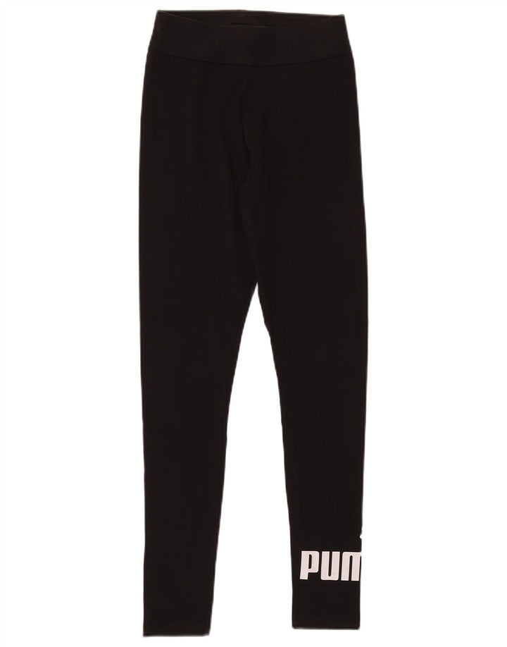 Leggings grafic Puma pentru femei UK 8 Small Black