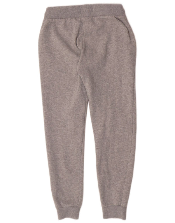 Superdry Pantaloni de trening grafic pentru femei Joggeri UK 12 Bumbac gri mediu