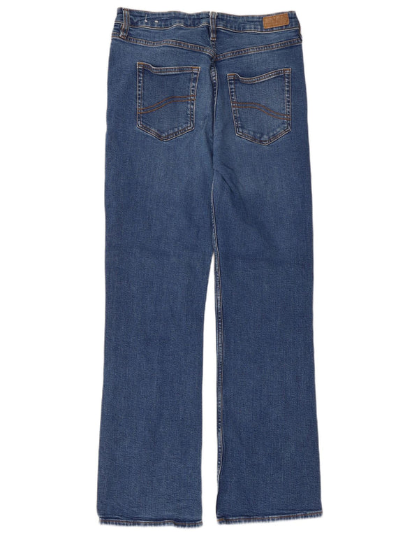 Fat Face Blugi Bootcut pentru femei UK 12 Medium W30 L29 Blue Bumbac