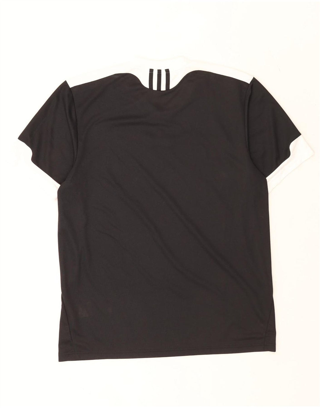 Tricou Adidas Climalite pentru bărbați Top Mediu Negru Poliester Colorblock