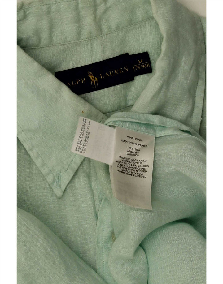 Cămașă cu mânecă scurtă pentru bărbați Ralph Lauren, in verde mediu